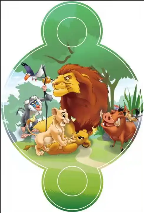 Disney Король Лев Simba украшение набор воздушных шаров соломенная стандартная