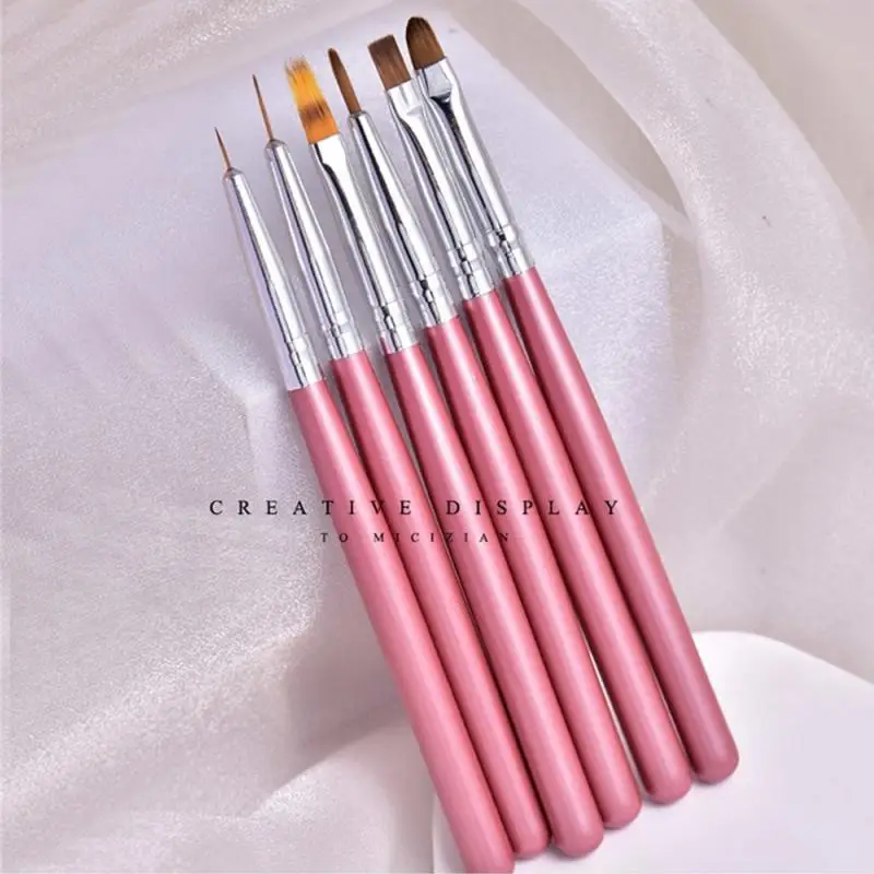 

Phototherapy Paint Pen Not Easy To Fade Gradient Brush Flexible And Firm Light Therapy Pen Nail Art Pull Wire Nail Pen Set