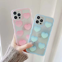 wave pattern lovely cover on for iphone 13 pro max 12 11 xs x xr shockproof back cover for iphone 12 women gril funda shell