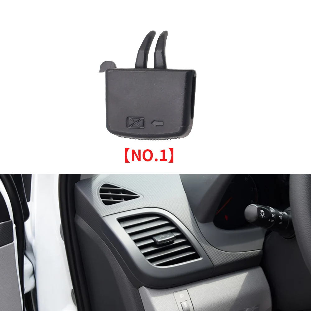 

Клипса для вентиляционного отверстия автомобиля, 4 клипсы для вентиляционного отверстия, спереди, кондиционирования воздуха, жалюзи, аксессуары для салона Hyundai Verna