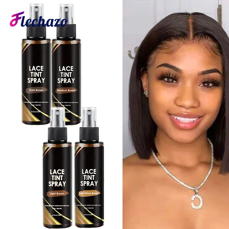 Lace Tint Spray To Match Skin Tone Natural Lace Melt Tinting Spray To Blend Lace Wigs Perfect Lace Tint Spray To Covers Knots