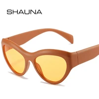 shauna vintage cat eye punk men sunglasses fashion outdoor sports driving goggles fashion women mirror sun glasses