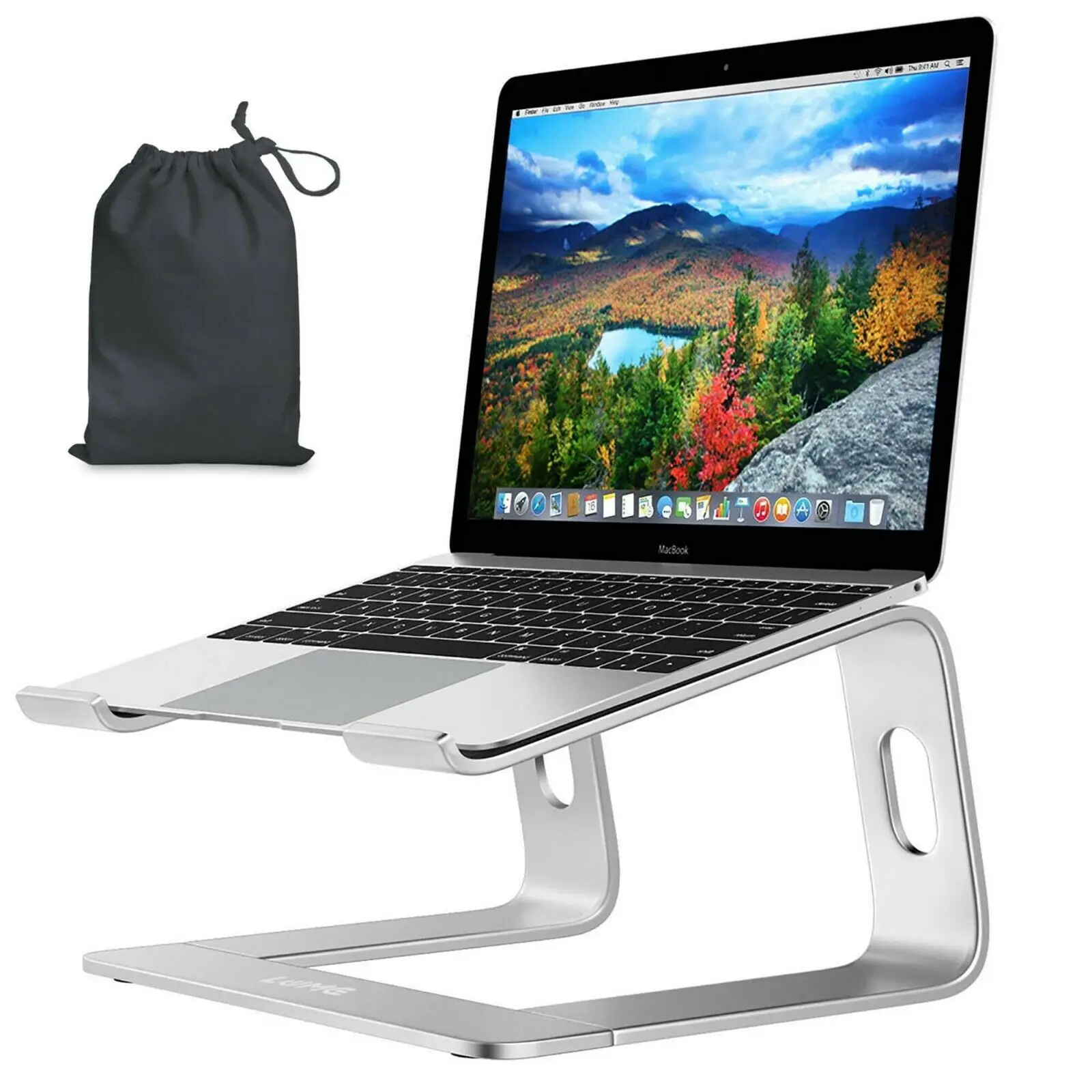 

LUME (UK) Laptop Stand, Ventilated Riser for Laptops and MacBooks with Carry Bag