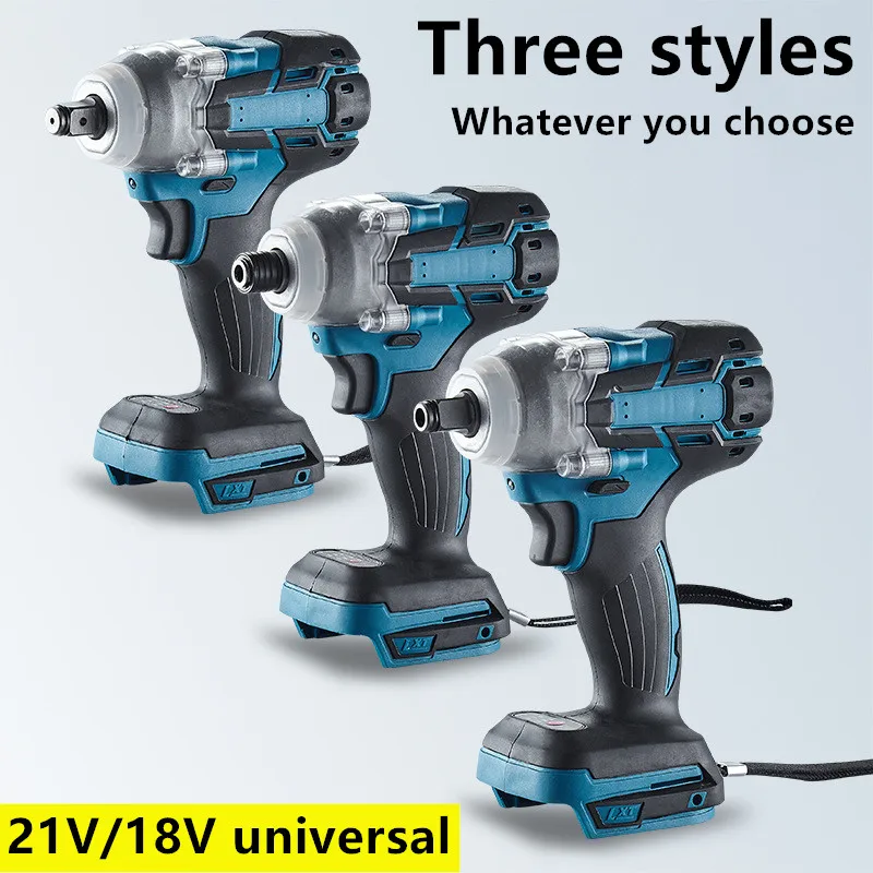 

new 18V 21V lithium battery brushless wrench electric rechargeable wrench lithium battery electric wrench impact wrench