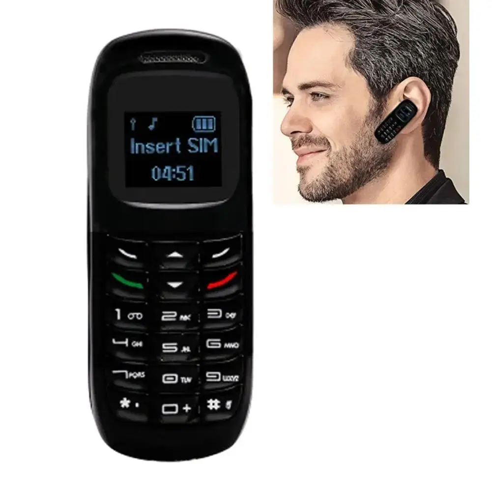 BM70 Mini Mobile Phone Bluetooth-compatible Cell Wireless Headset Cell Phone Dialer Gtstar BM70 GSM Phone Earphone Mini Phone