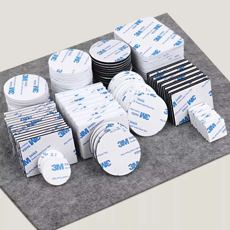 

3M Strong Pad Mounting Tape Double Sided Adhesive Acrylic Foam Tape Two Sides Mounting Sticky Tape Black Multiple Size