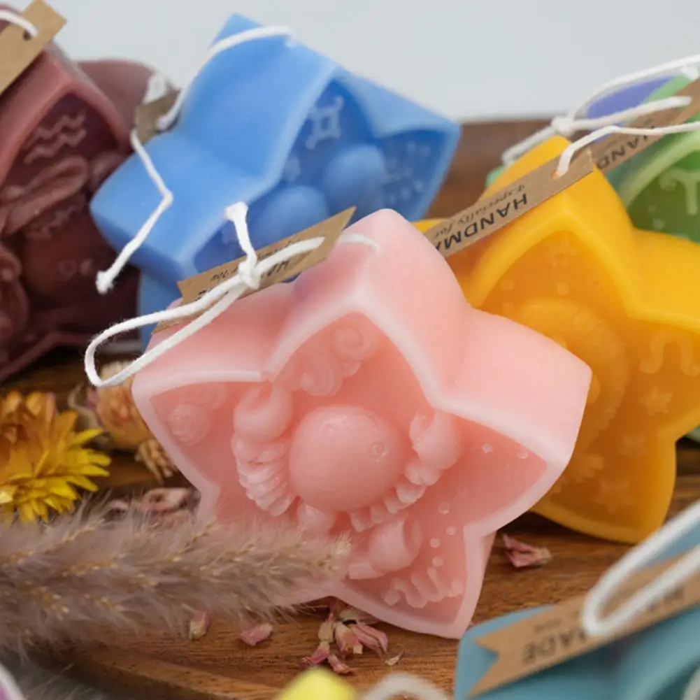 

Unique Twelve Constellations Pattern Beneficial Relax Emotions Scented Candle Scented Candle Aromatherapy Candle 75g