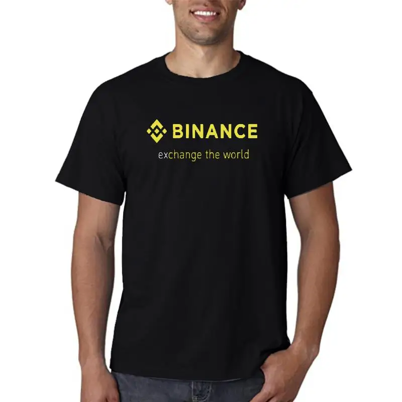 

Binance, черная футболка с обменом на мир
