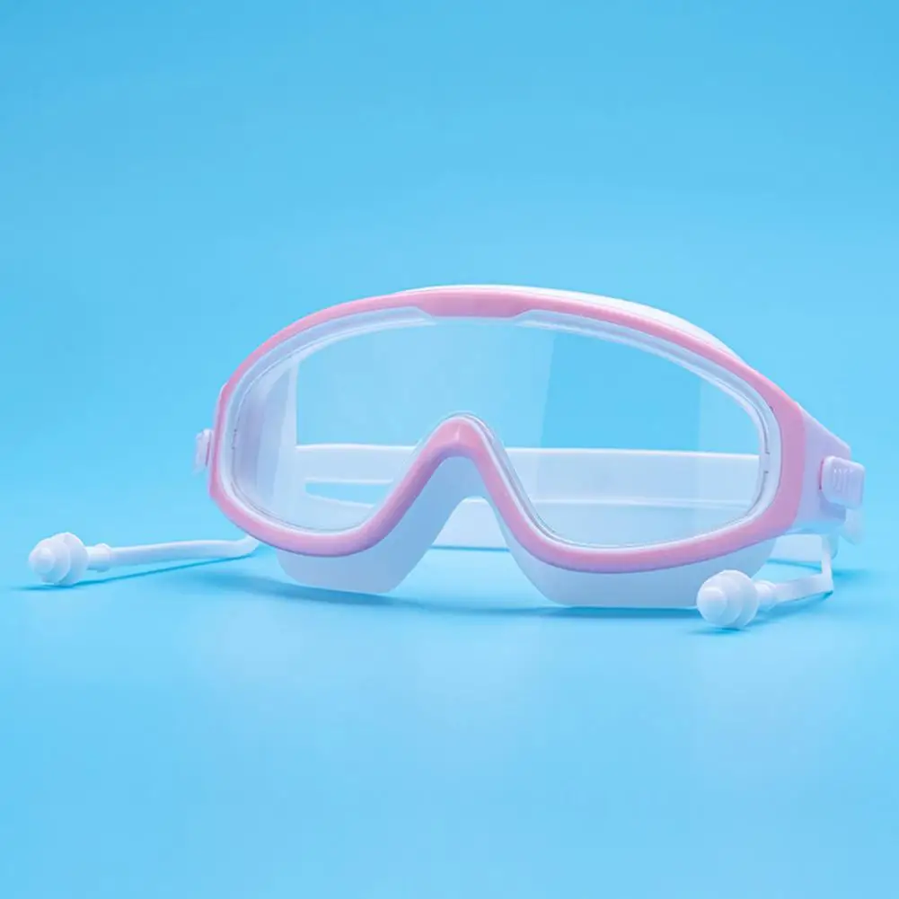 

Transparent Non-slip Swimming Goggles with Earplugs with Earplugs Swimming Goggles Soft for Indoor