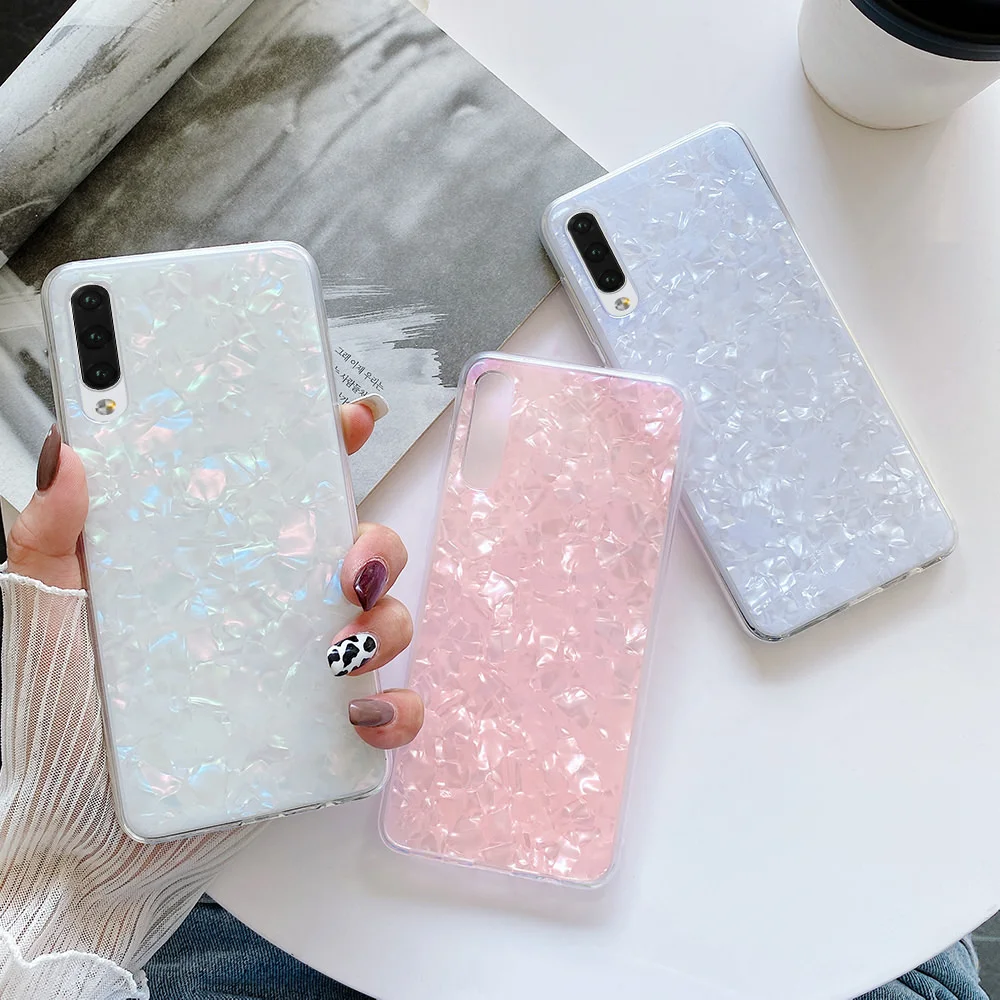 

IMD Marble Pattern Case for Samsung Galaxy A41 A71 A51 5G A70 A50 A40 A21s A20e A10 A12 Glitter Soft Silicone Marble Cover Coque