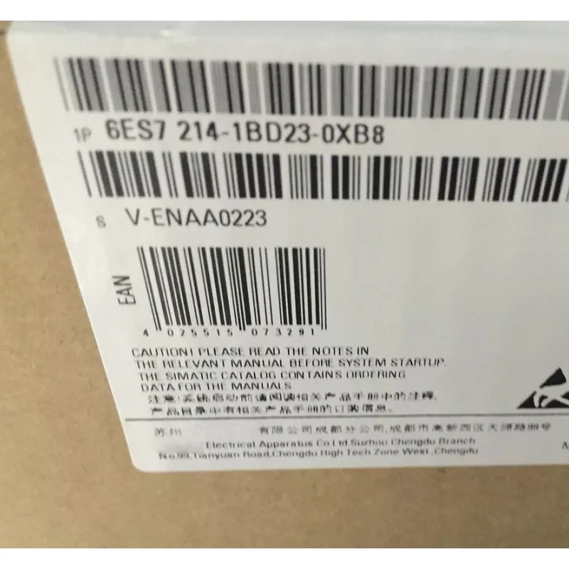 

100%NEW ORIGINAL 1 Year Warranty 6ES7214-1BD23-0XB8