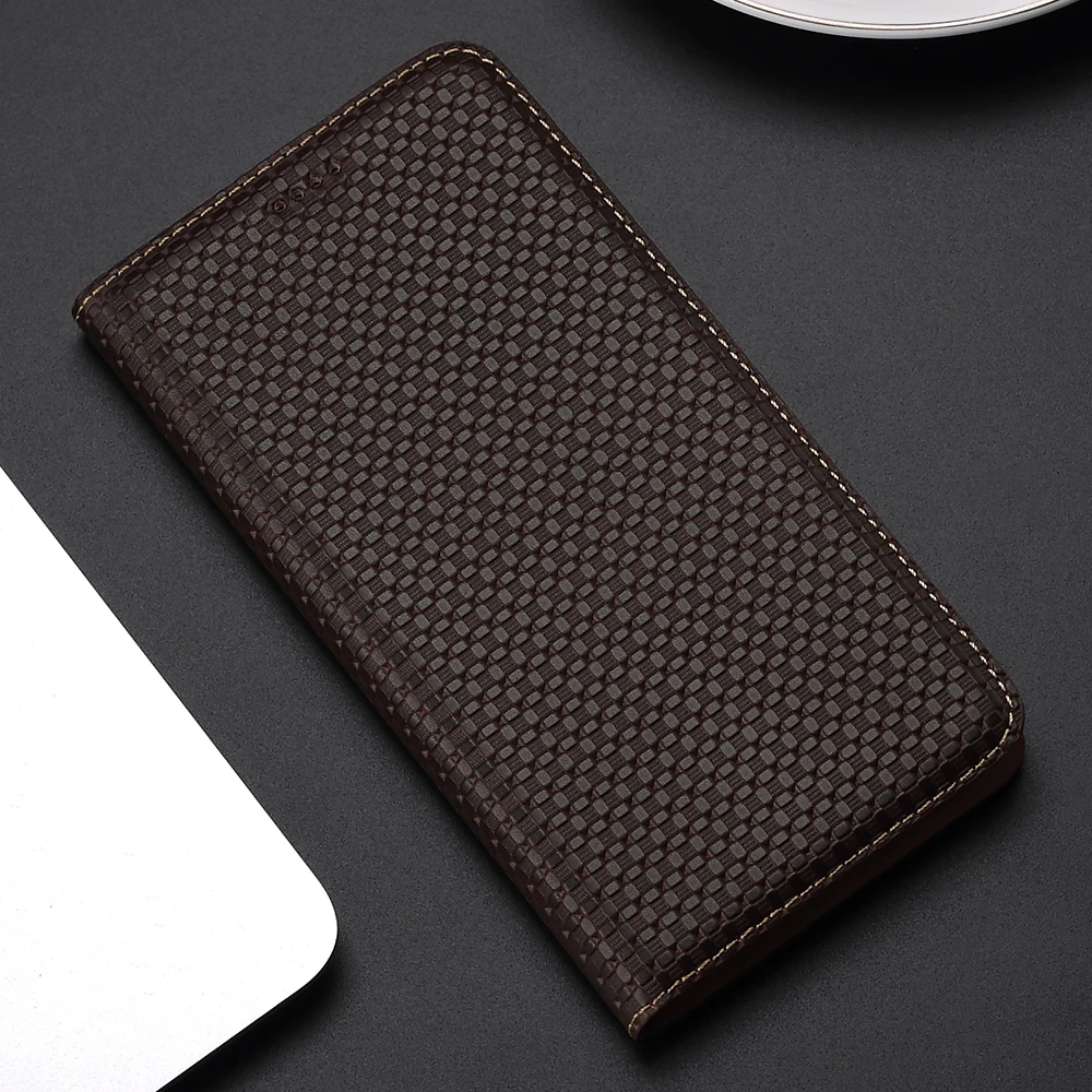 

Leather Flip Phone Case For Huawei Mate 8 9 10 20 20X 30 30E 40 40E Pro Plus Lite S RS Straw Mat Pattern Phone Case