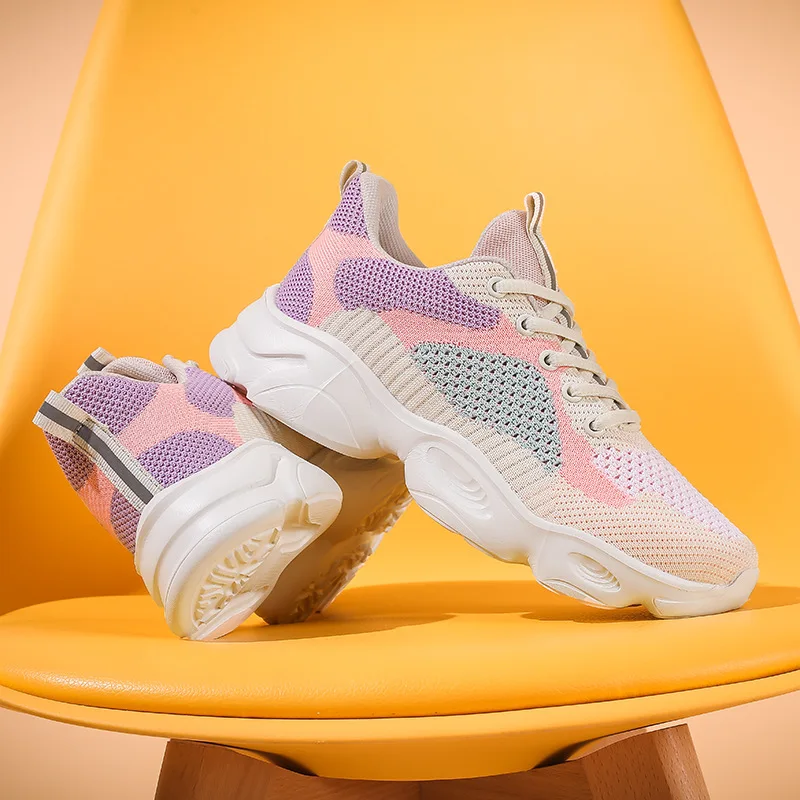 

BLWBYL 2022 NEW Women's Sneakers Couples Autumn Sneakers Breathable Mesh Soft Sole Running All-match Casual Shoes