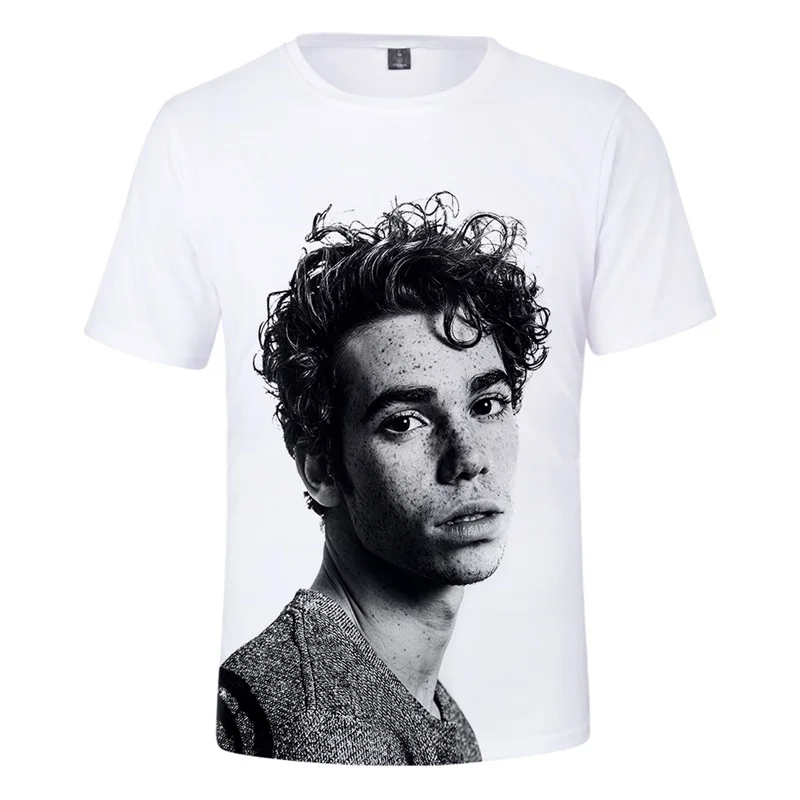 

Мужская футболка с коротким рукавом, круглым вырезом и принтом