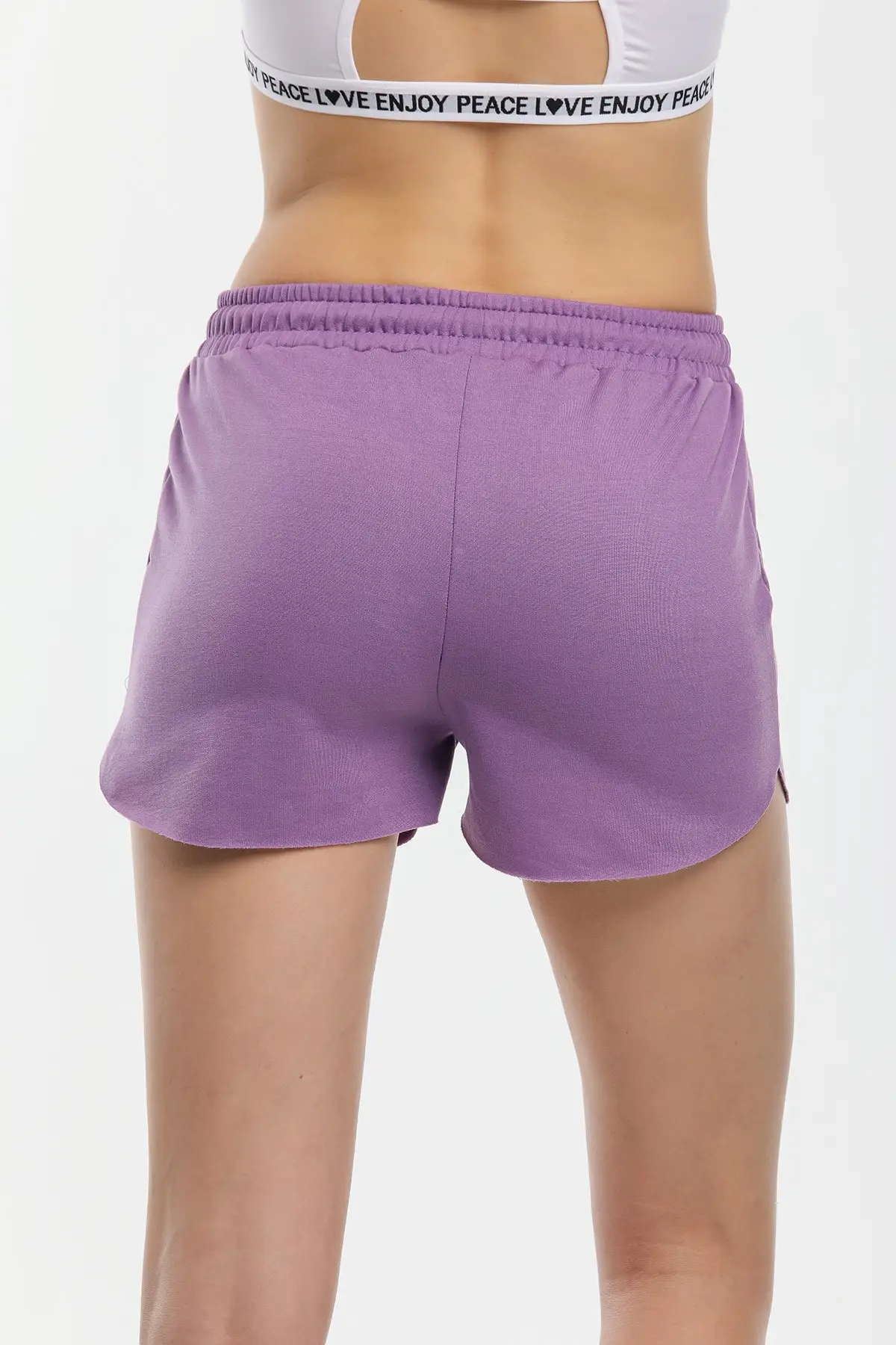 

Elastic Waist High Waist Mini Shorts for Ladies Comfy Short Streetwear Outfits Summer Fashion Femme Home Pants Mujer