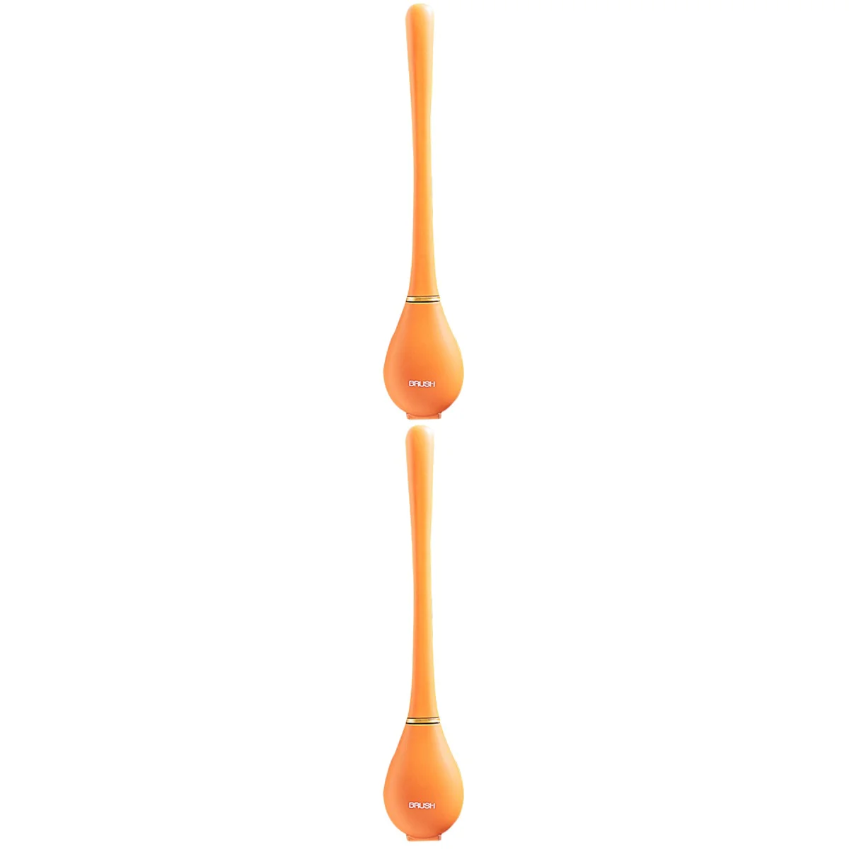 

2 Pcs Silicone Toilet Brush Long Handle Bathroom Cleaning Tool Wall Hanging Household