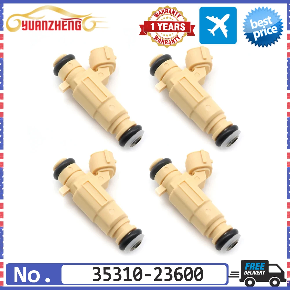4 шт./лот 35310-23600 новая топливная форсунка для Hyundai Santa Fe Tucson Elantra Tiburon Kia Optima Rondor Soul