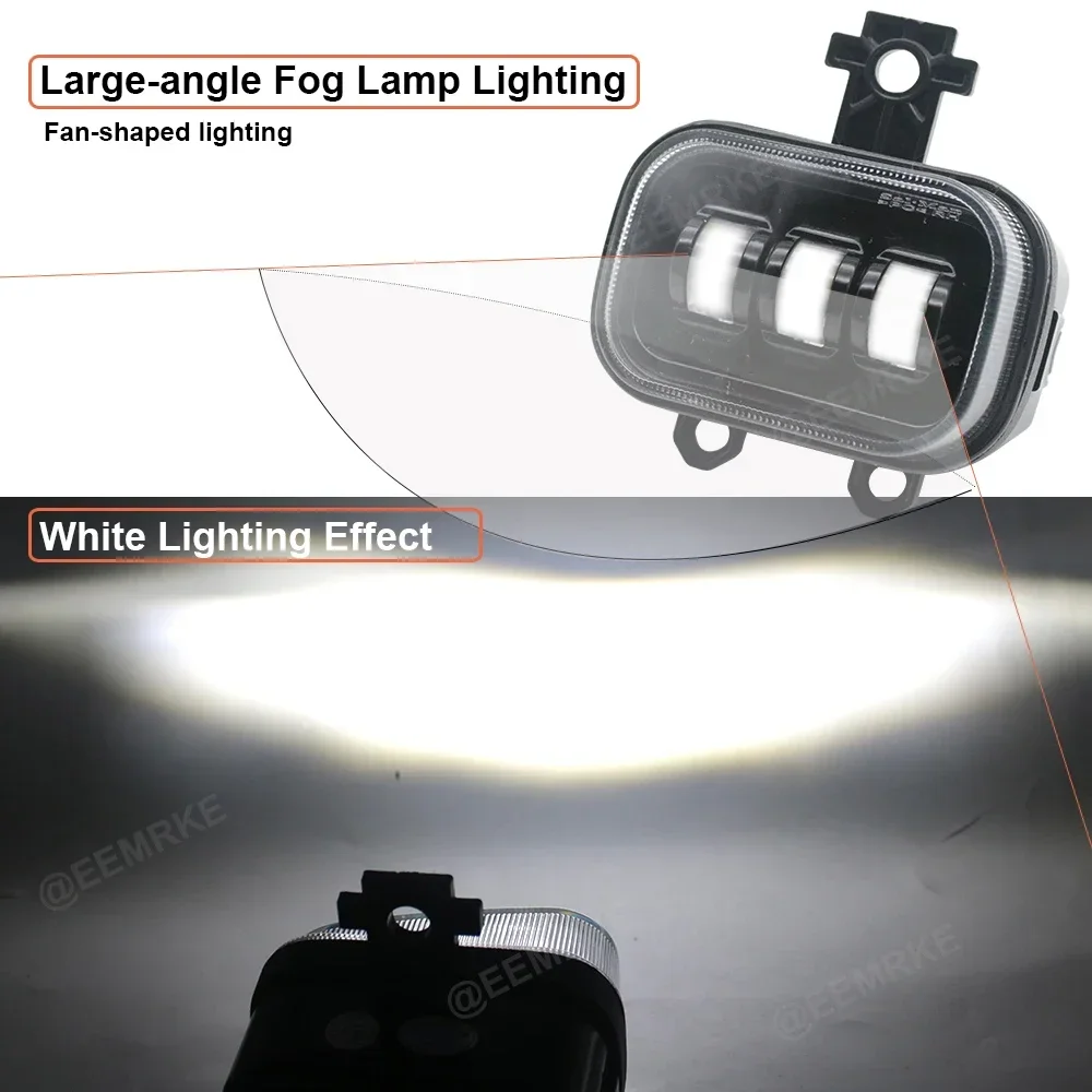 2 светодиодных противотуманных фар в сборе для Nissan Pathfinder 2022 2023 Автомобильные фары