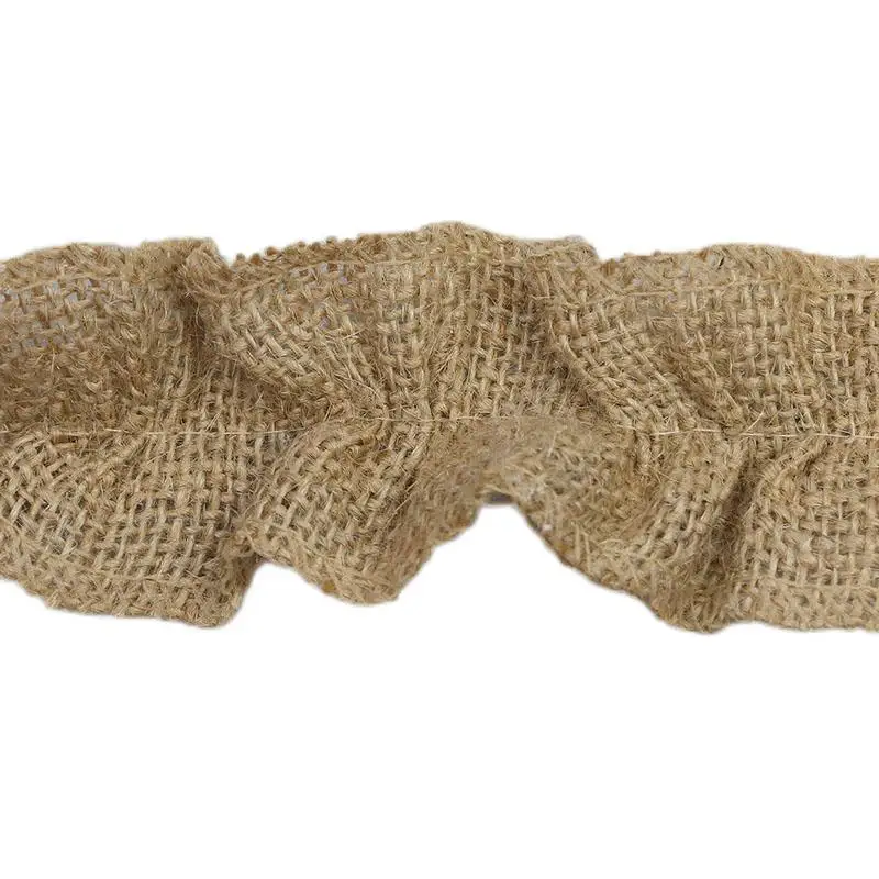 (2 метра/упак.) 5 см Рождественская елка Венок Украшение Кружевная льняная