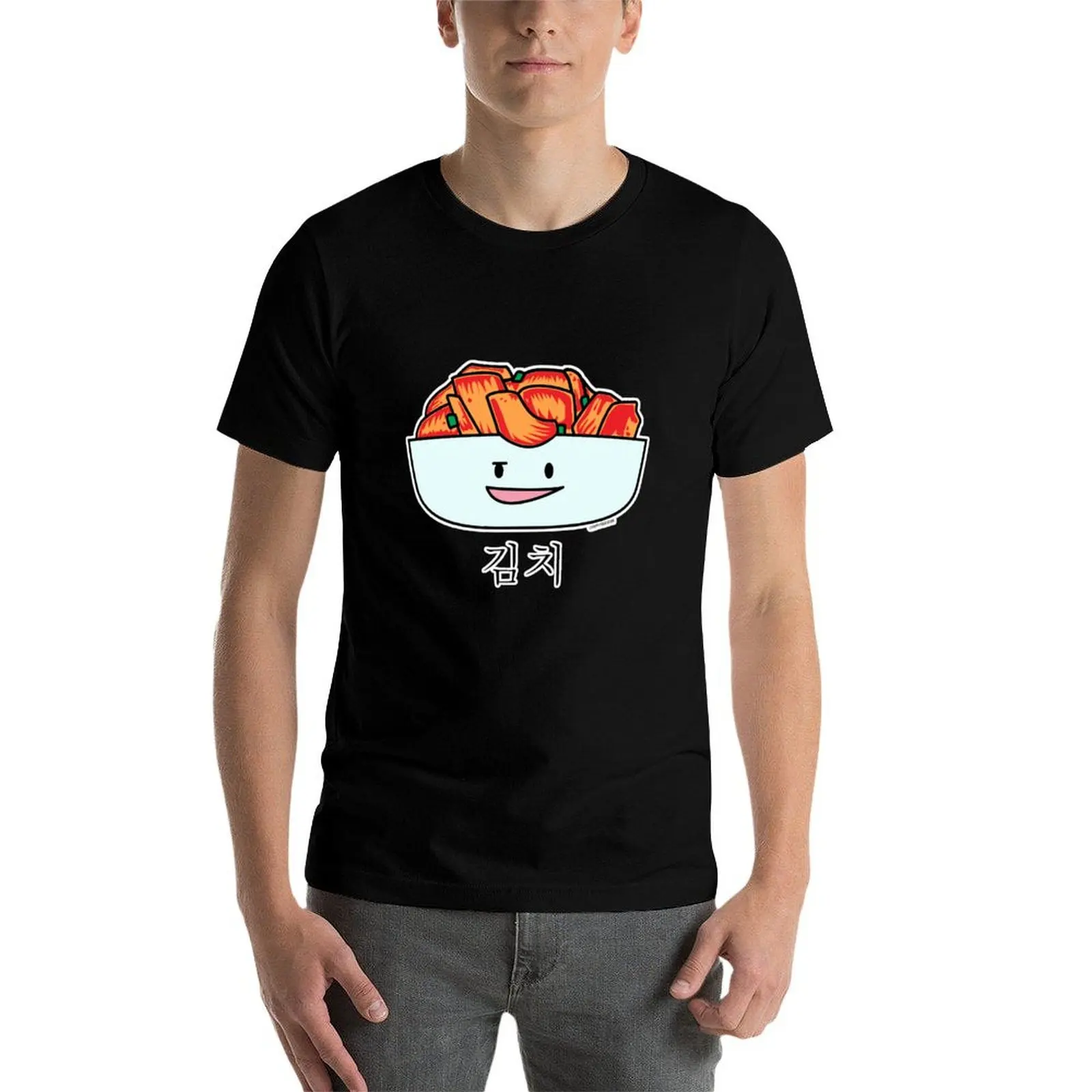 Фото Футболка Happy Kimchi Kimchee Bowl с изображением корейской квашеной капусты для мужчин №3