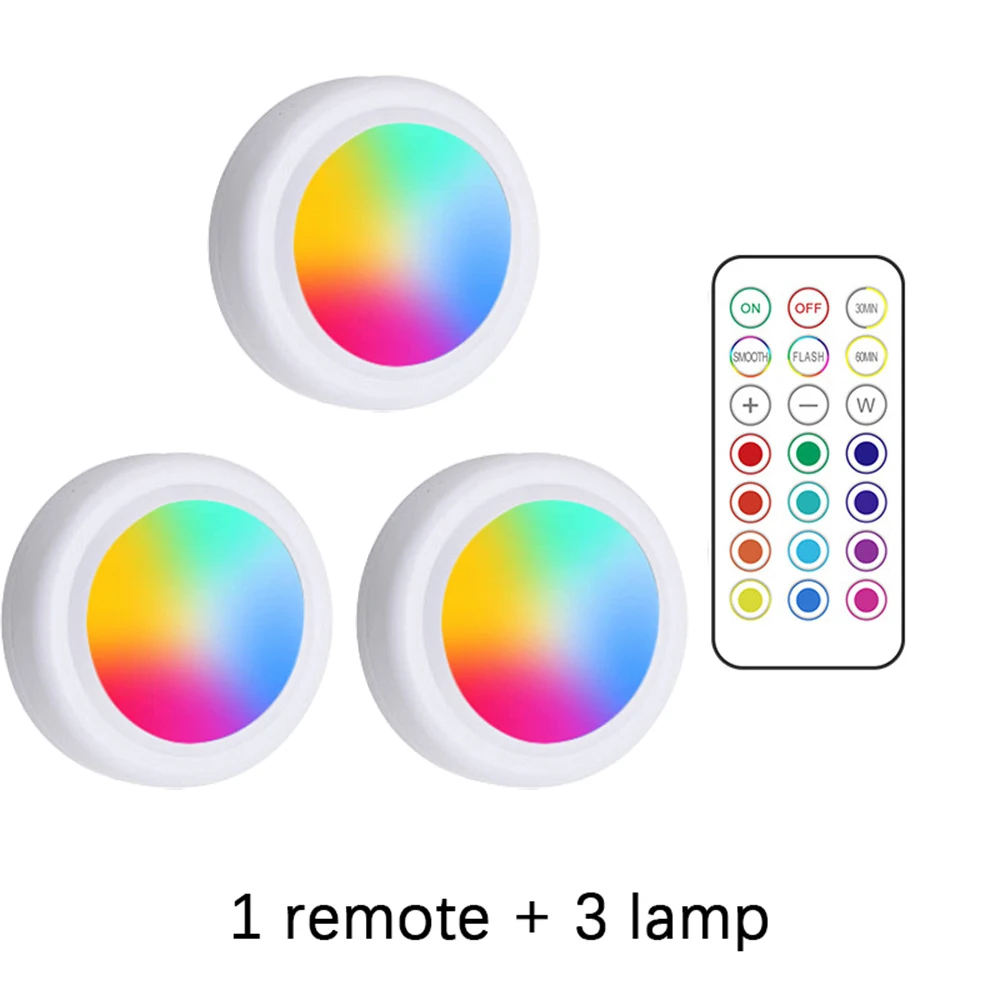 

RGB беспроводная подсветка под шкаф