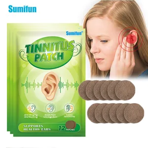 12/36/48Pcs Sumifun Tinnitus Patch Treat Deafness Protect Hearing Sticker Ears Tingle Pain Relief He