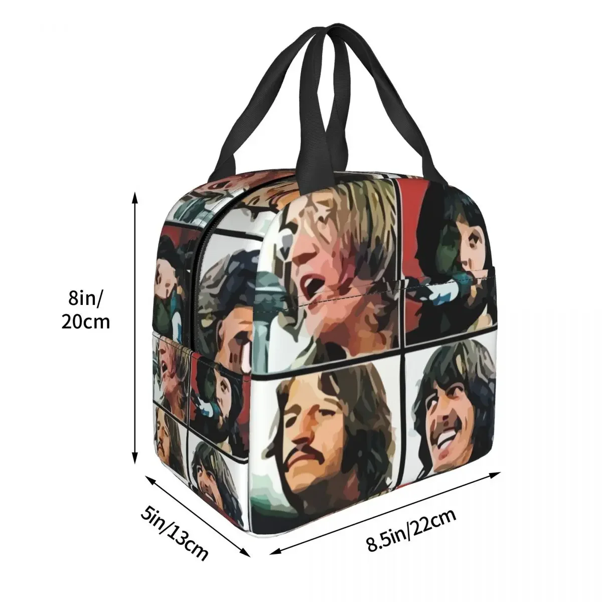 Сумка для ланча мужчин и женщин The Beatle Memebers художественные термосумки переносной