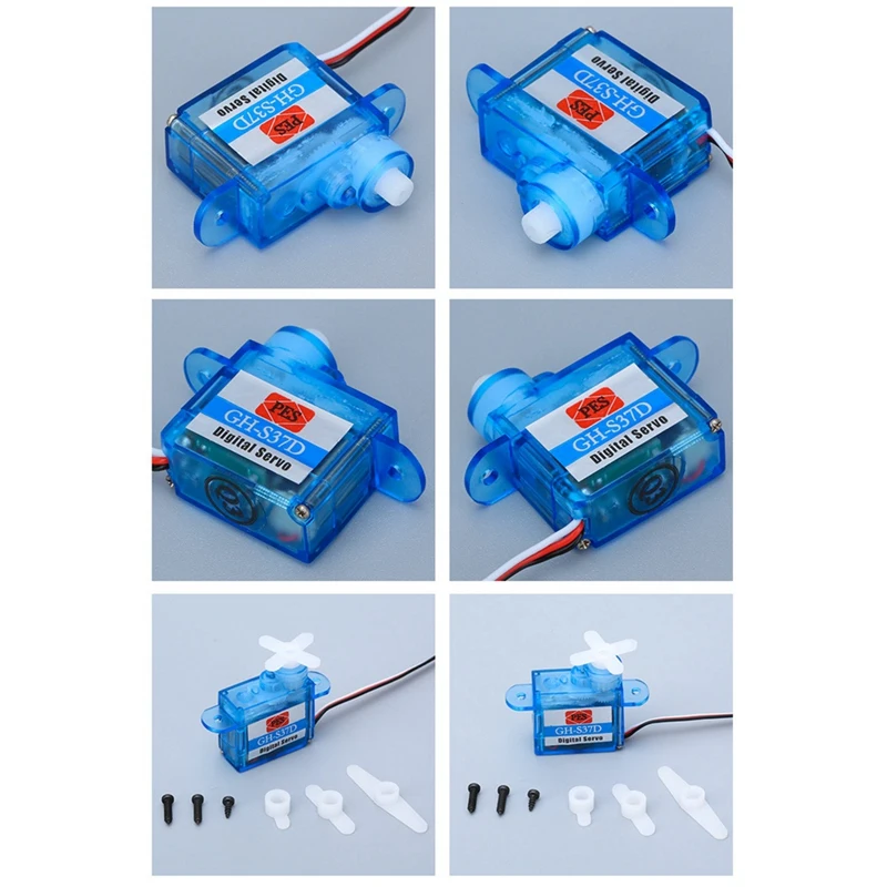 GH-S37D 3 7G цифровой сервопривод миниатюрный для радиоуправляемого самолета Trex 250
