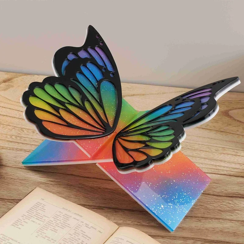 Силиконовая форма сделай сам для книг в виде бабочек наконечники чтения полка