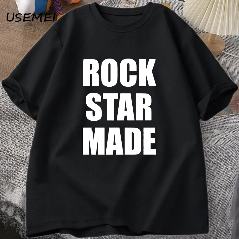

Rock Star Made Playboi Carti T Shirt for Men Merch Cool Hip Hop Music T-shirt Casual Cotton Oversized Tshirts Unisex Streetwear
