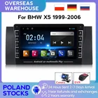 Автомагнитола 2 Din, мультимедийный видеоплеер для BMW E39 E53 X5 1995-2001, 2002, 2003, 2004, 2005, 2006, GPS-навигация, 8 дюймов, Android