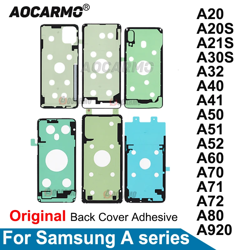 Наклейка на заднюю крышку корпуса для Samsung Galaxy A20 A20S A21S A32 A40 A41 A50 A51 A535G A52 A60 A70 A71 A72 A80