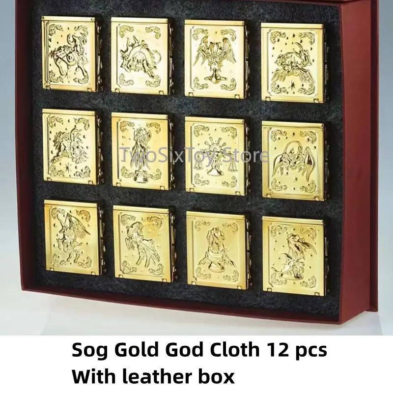 

Saint Seiya Myth Cloth RH Gold God Cloth Box Soul of God Sog 12 pcs Gemini Leo Virgo Libra Scorpio Sagittarius Aquarius Pisces