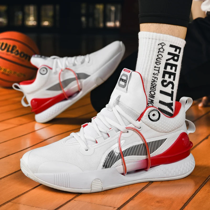 New High-quality Men's Basketball Shoes Men Women Unisex Casual Sports Shoes Men Outdoor Basketball Training Shoes Kids Sneakers