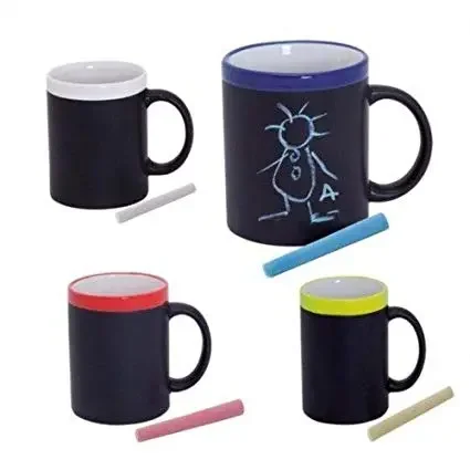 

Lot of 24 chalkboard cups assorted with coloring chalk-gifts for communions, birthdays and parties.