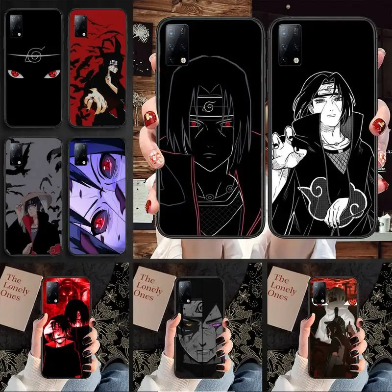 

N-Naruto Akatsuki Kakashi Itachi Phone Case for Samsung S6 S7 S8 S9 S10 edge plus S10 5G S20 S21 S30ultrs 5G Fundas Cover
