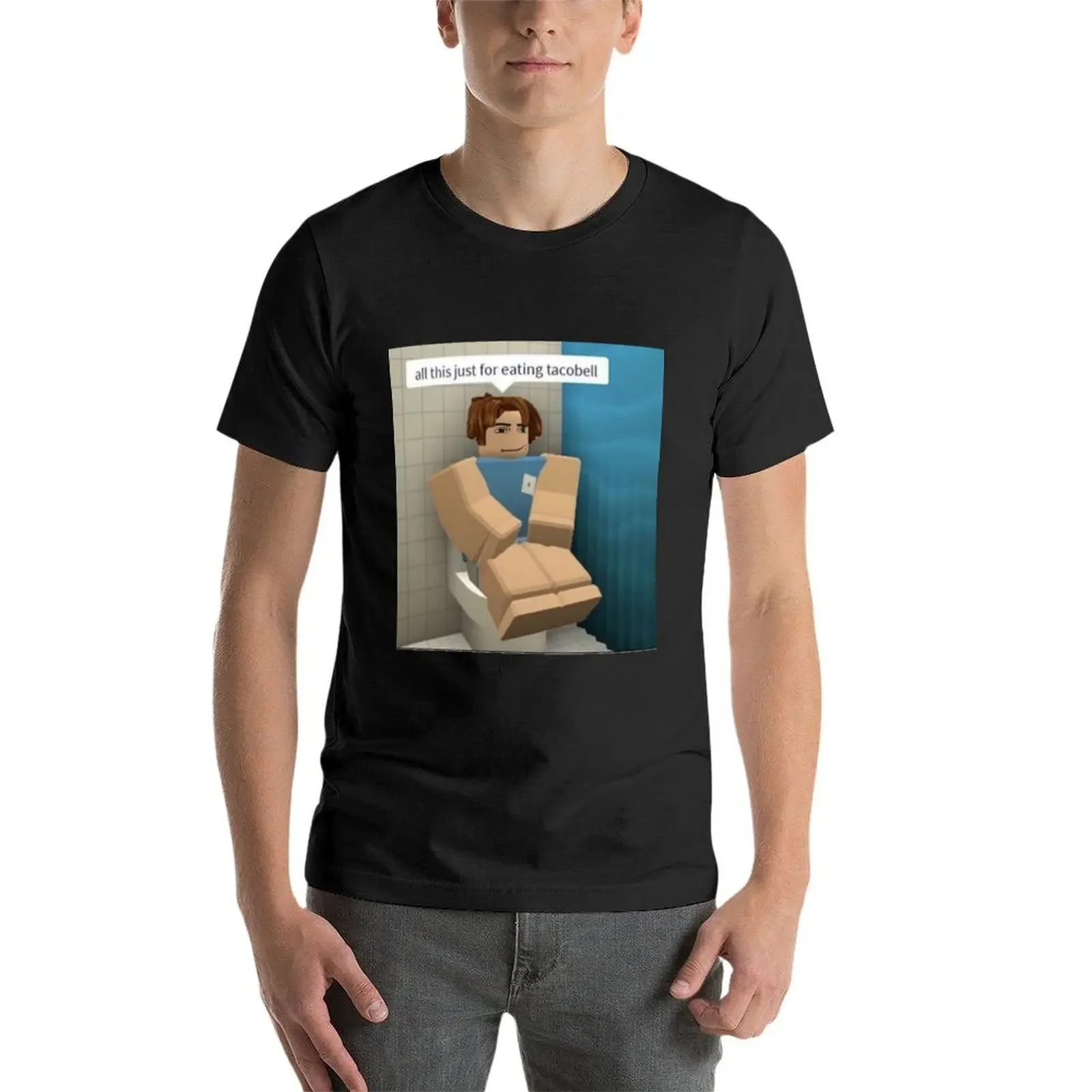 Футболка с надписью just for Eat tacobell аниме одежда мешковатые рубашки кавайная летний