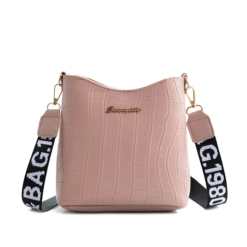 Fashion Women Shoulder Bag Mini Crossbody Bucket Handbag 2023 New Trend Female Messenger Bags for Women Ladies Crocodile Purse
