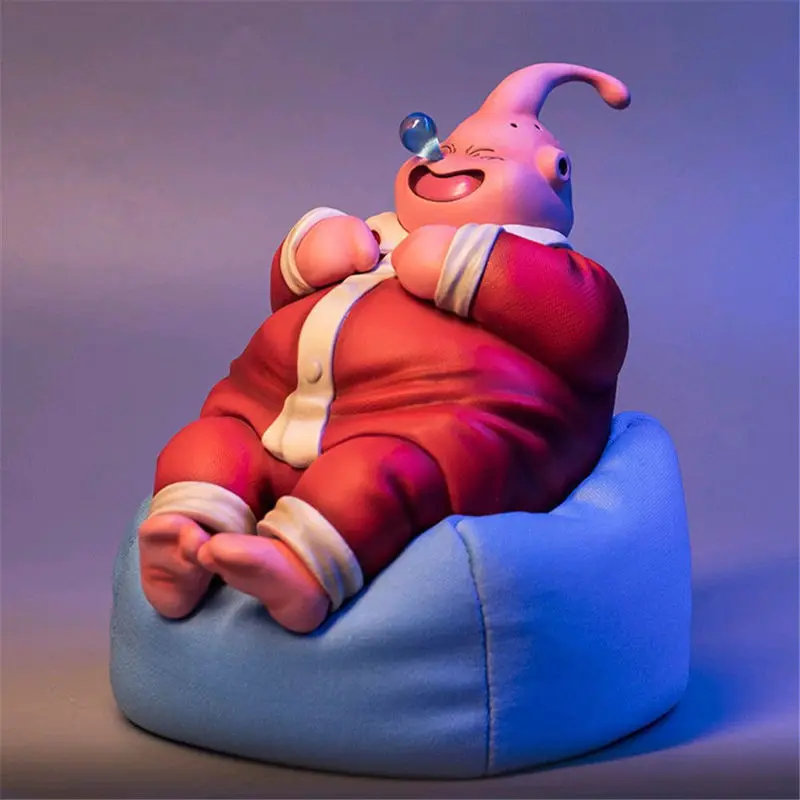 

15cm Dragon Ball Anime Figure Majin Buu Sleep Snoring Sofa Fat Buu Action Figures Collectible Gk Model Pvc Kids Toys Xmas Gift