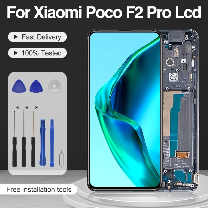 

Catteny 6.67 Inch For Xiaomi Poco F2 Pro LCD Touch Panel Screen Digitizer For Redmi K30 Pro Display Assembly With Tools