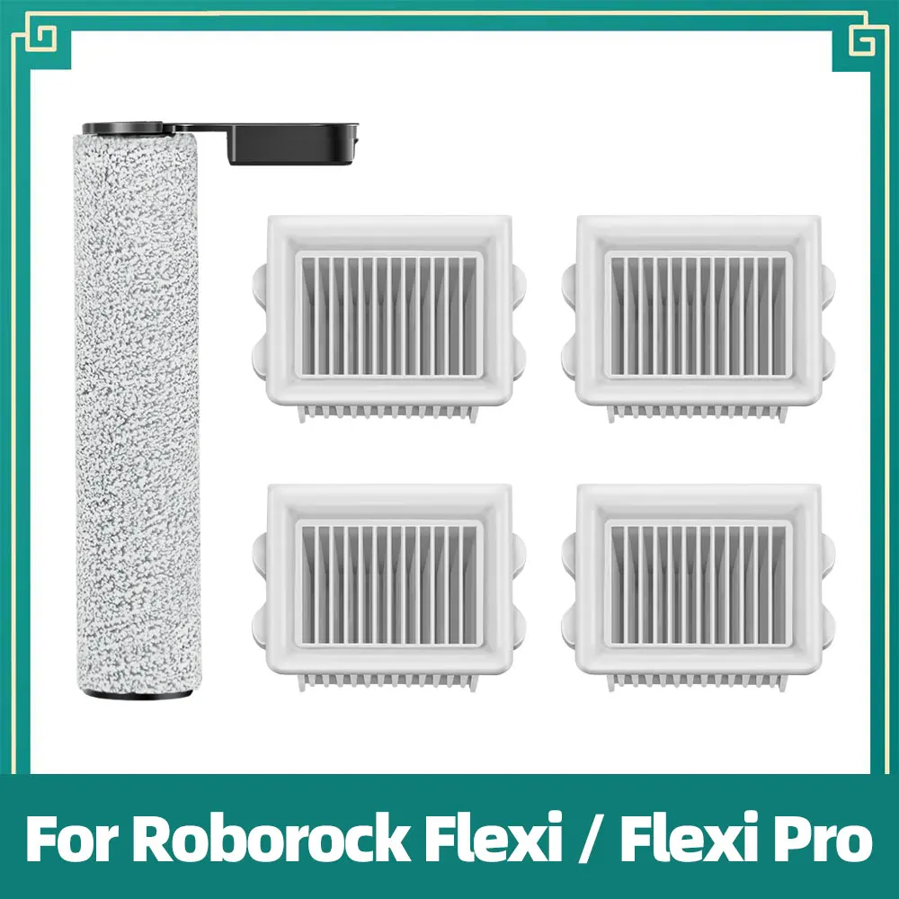 

Совместимо с (Roborock Flexi Pro/Flexi) Мягкая роликовая щетка и HEPA-фильтр – Запасные части и аксессуары для пылесоса