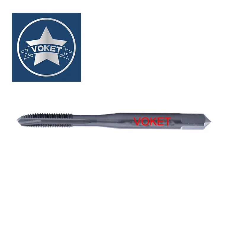 

Метрический спиральный рифленый кран VOKET HSSE INOX заостренный M2 M3 M4 M5 M6 M8 M10 M12M14 M16 M18 M24