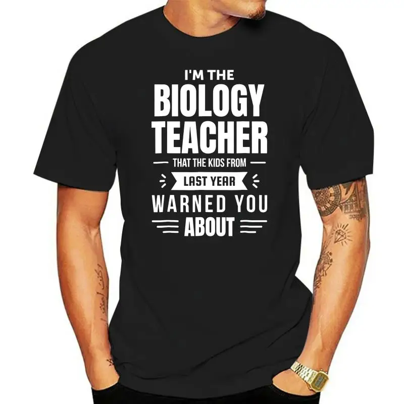 

Учитель биологии дети в прошлом году предупреждали вас о футболке Топ Футболка для продажи футболки из натурального хлопка
