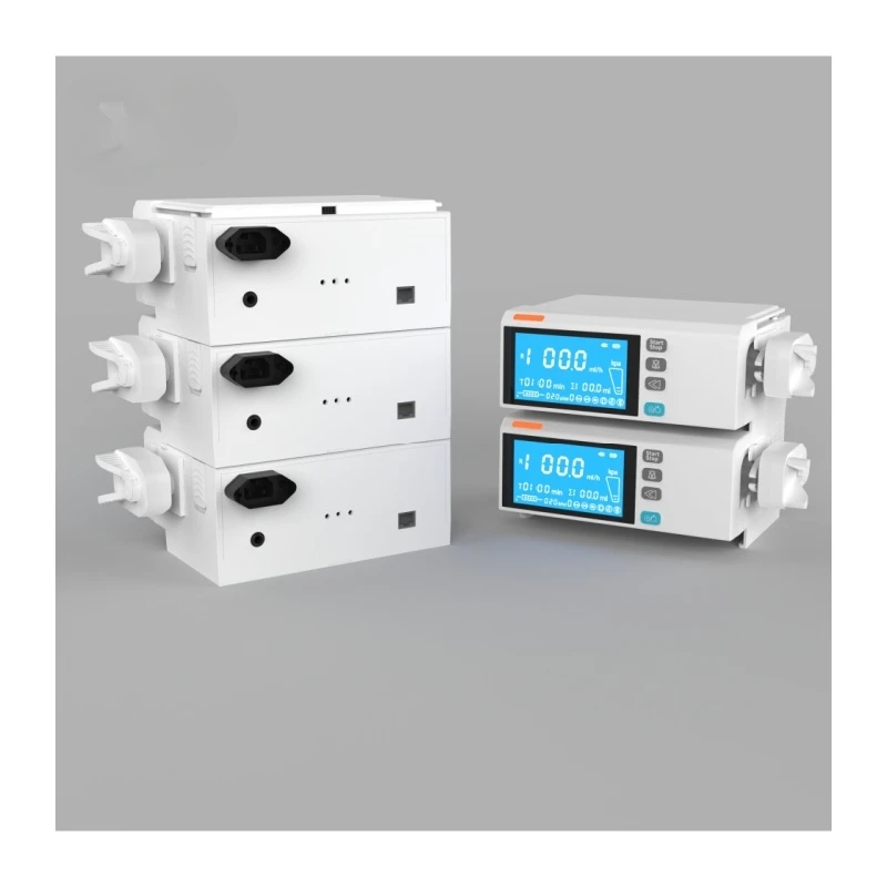 Manhua 4.3'' Big Screen Best Price Portable Medical Icu Injector Pump For Clinic