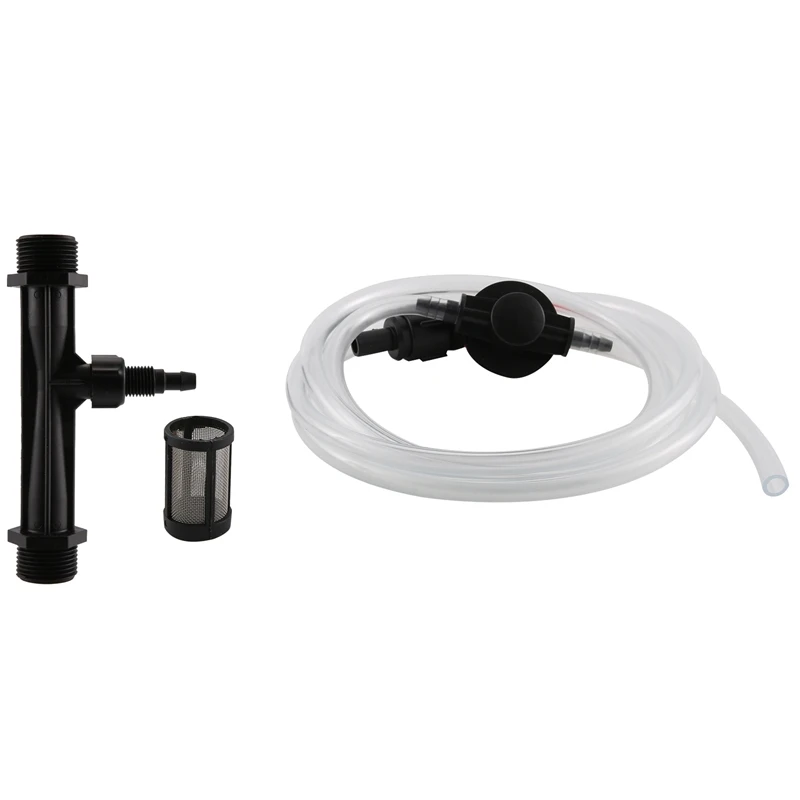 

New 3/4 Garden Irrigation Device Venturi Fertilizer Injector Switch Water Tube Kit