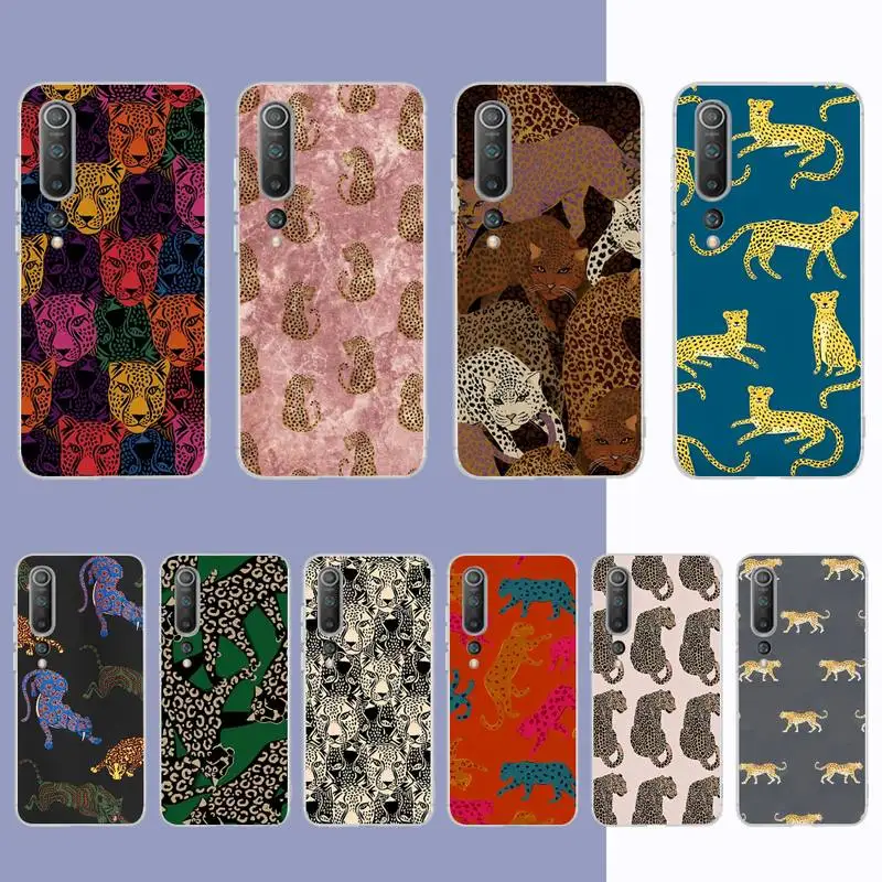 

Cartoon Animal Cool Leopard Pattern Phone Case for Samsung S21 A10 for Redmi Note 7 9 for Huawei P30Pro Honor 8X 10i cover