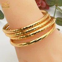 luxury dubai gold bangles jewelry bracelet for women on hand copper bracelet indian jewellery african bijoux gifts