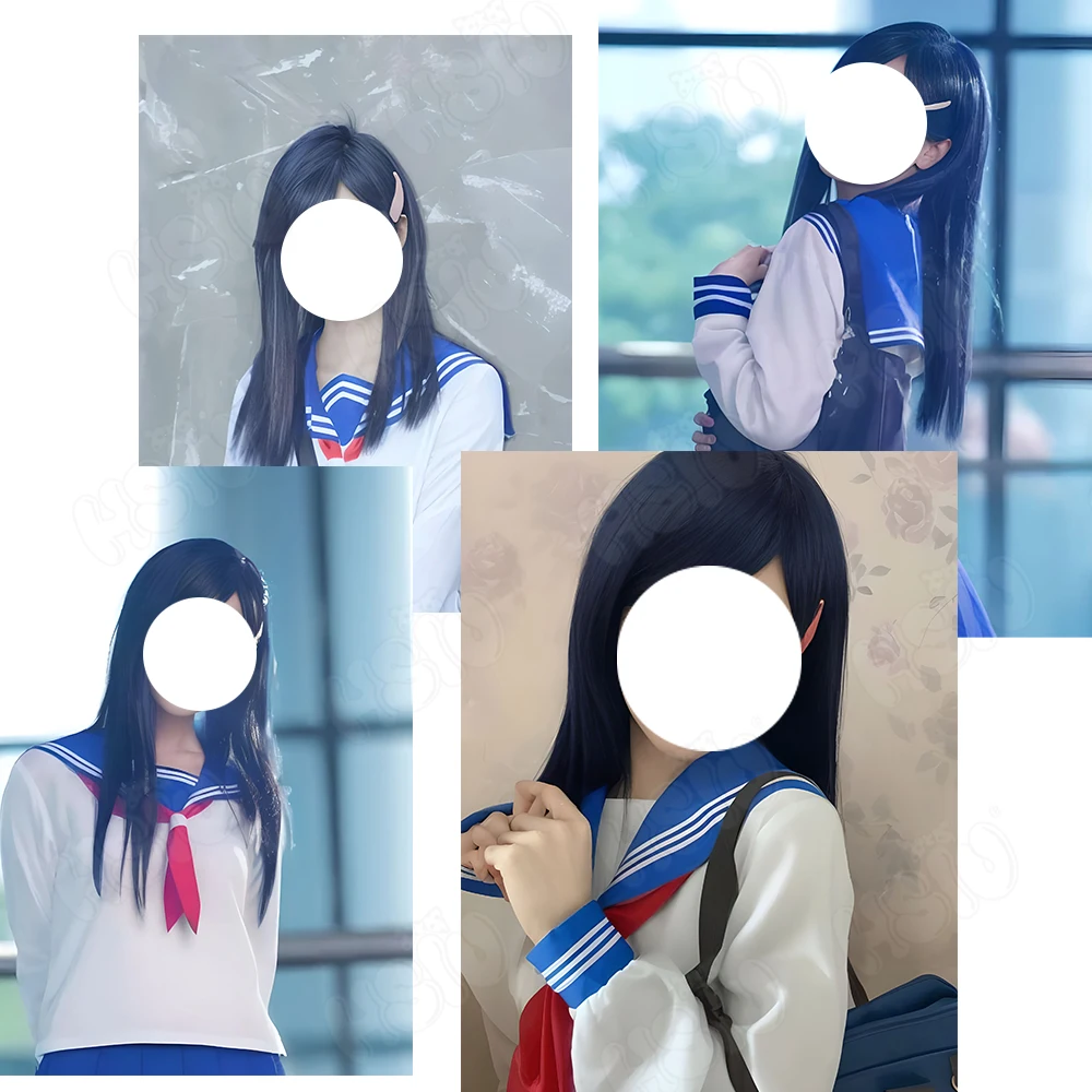 Парик для косплея из синтетического волокна Takane Tsubomi парик Mobu Saiko Hyaku 「 HSIU 」