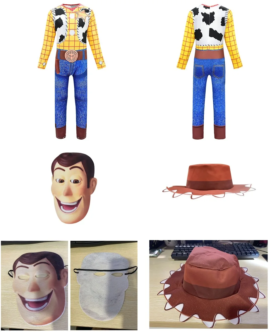 Детский костюм для косплея Buzz Lightyear цельнокроеный платья штаны одежда вечеринки