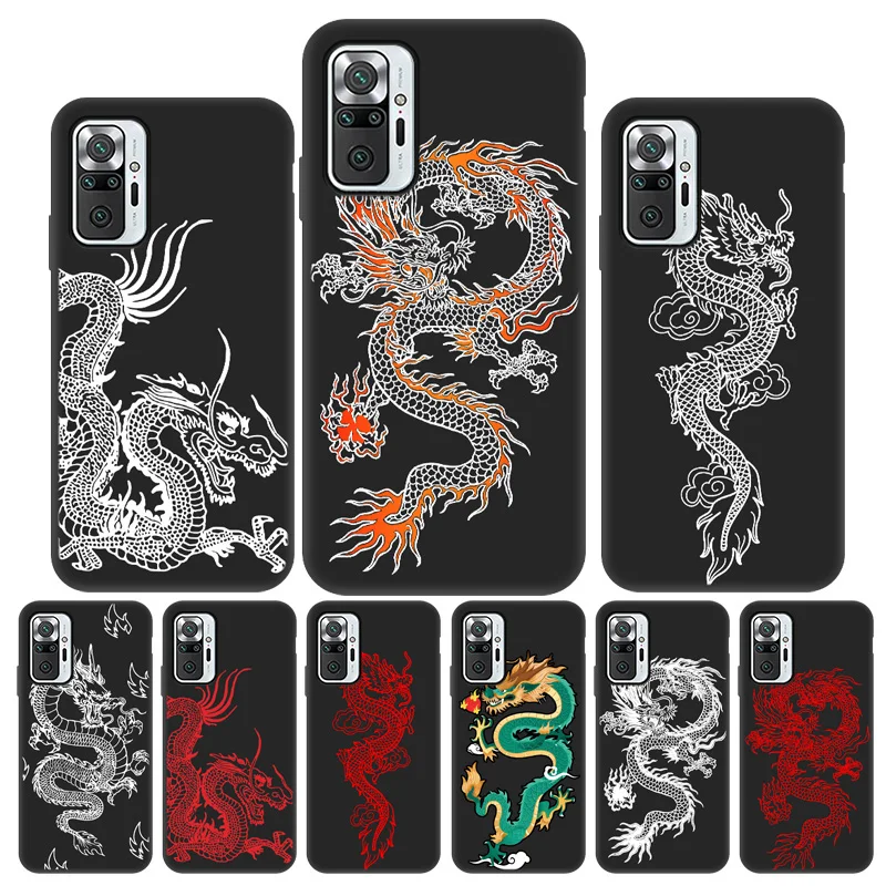 

Dragon Case For Xiaomi Redmi Note 12 10 Pro Case Funda Xiomi Mi 11T Note10 9 Pro 11S 11 Lite 5G NE 12X 8T 10S 9S 9C 9A 9T Cover